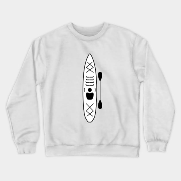 Sit On Top Kayak Crewneck Sweatshirt by JMHeadshots